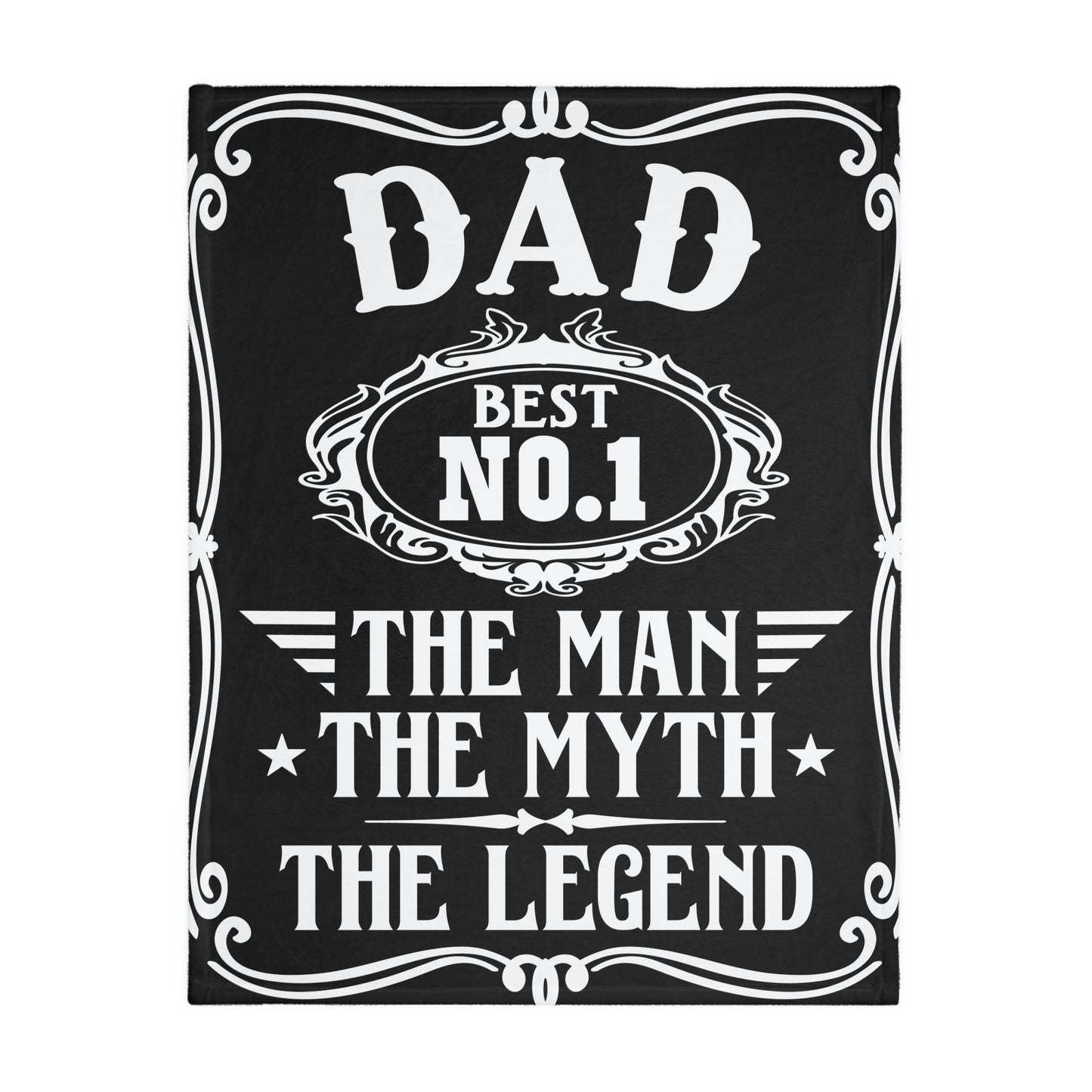 Dad The Man.......Velveteen Microfiber Blanket